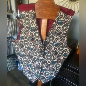 Vintage Christmas Tapestry Vest‎